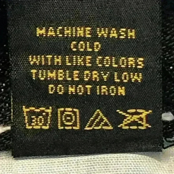 Urban Label Jeans mens 38x34 high rise Y2K Hip Hop Skater black flaw - Picture 14 of 15